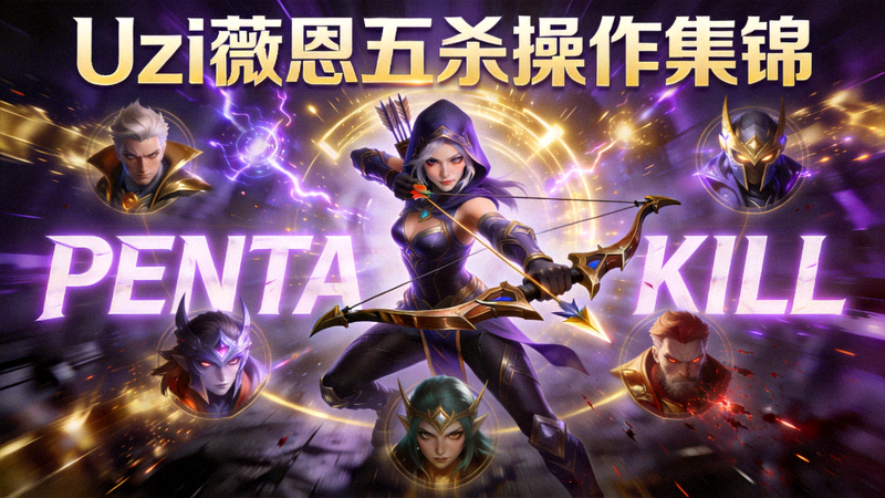 Uzi薇恩五杀操作集锦视频封面
